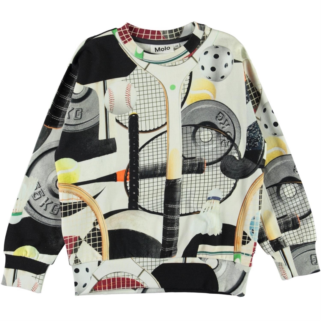 〖 Molo 〗米白體育用品上衣