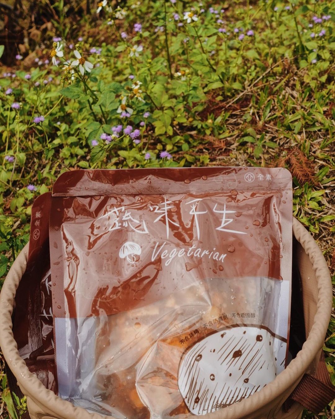 蔬味平生 蔬福漢堡排 未來肉 三杯猴頭菇 蔬果咖哩