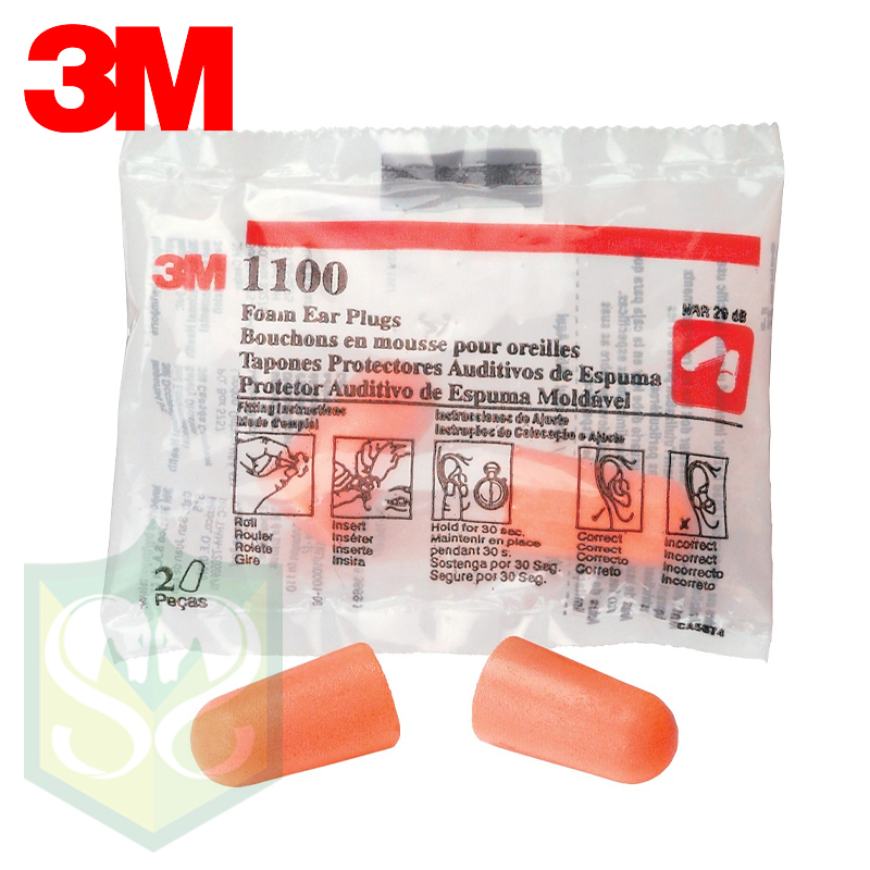 3M™ 1100 Foam Earplug (1pc)