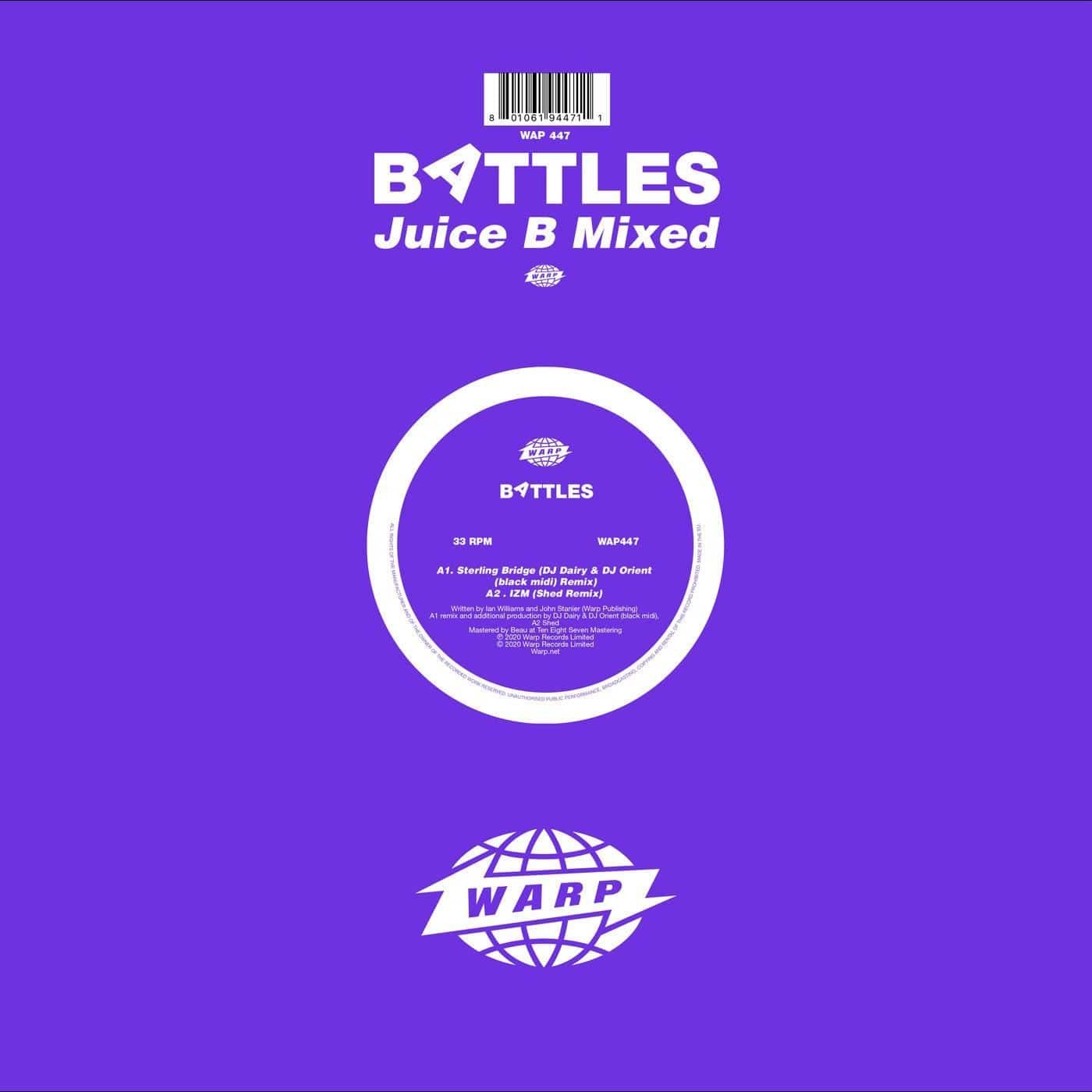 BATTLES《Juice B Mixed》（12"）