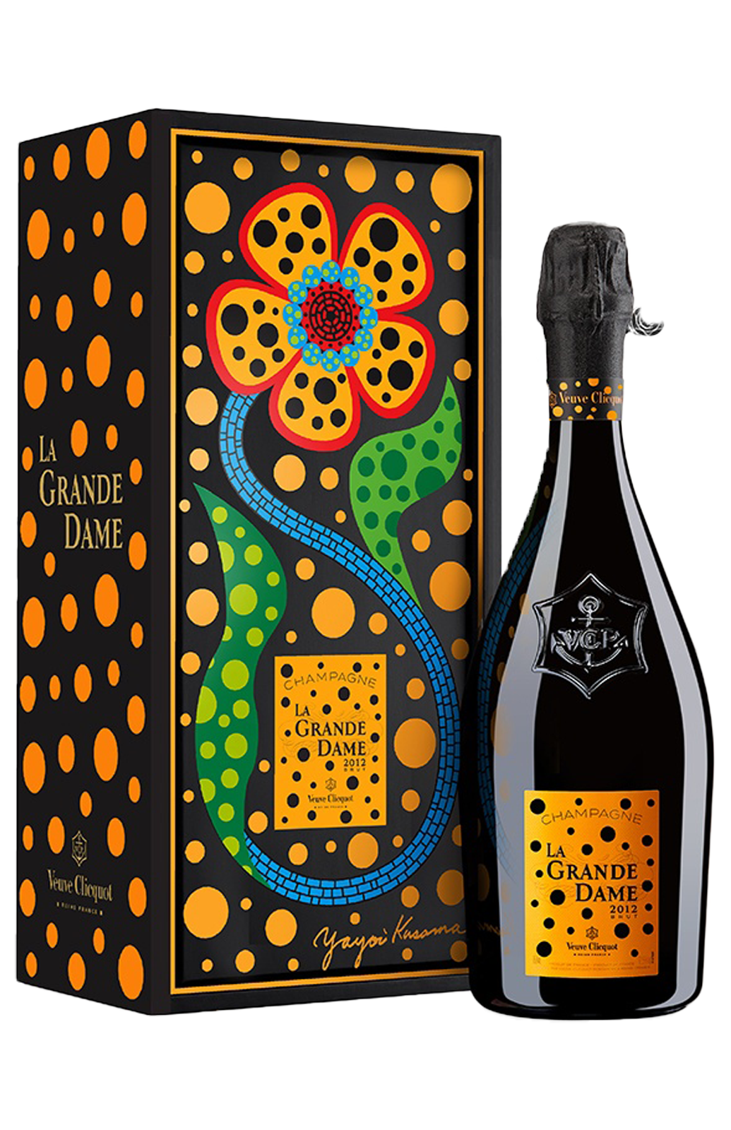 Yayoi Kusama x Veuve Clicquot La Grande Dame 2012 limited edition