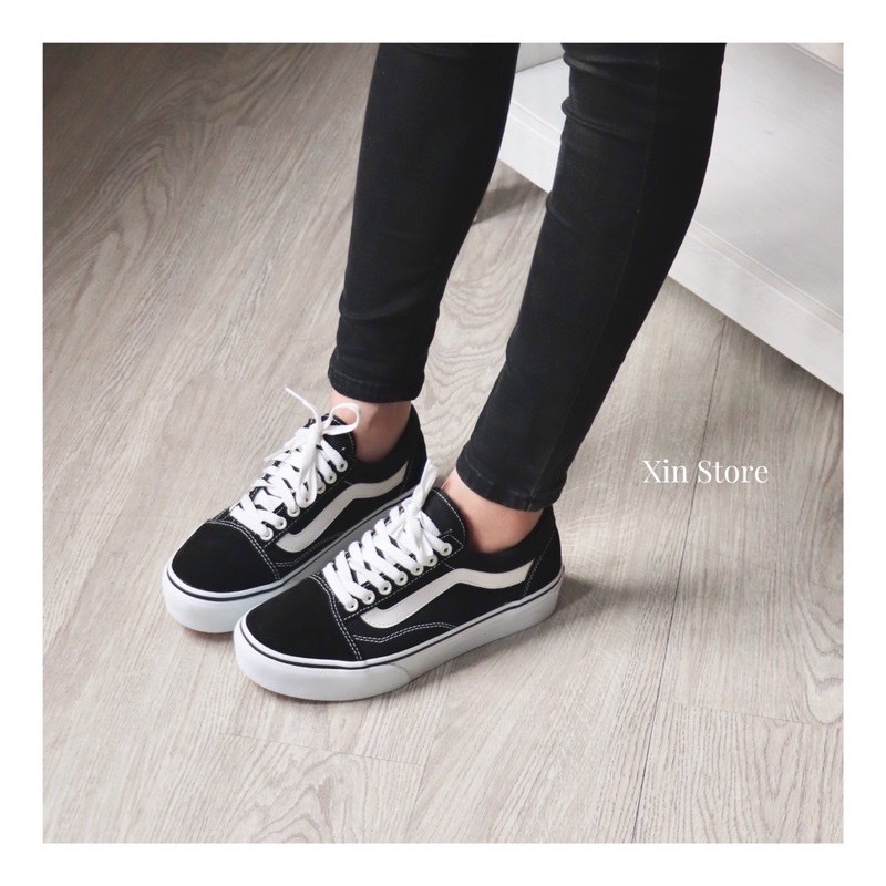 Vans V36 Plat Old Skool DX 經典 厚底 黑白