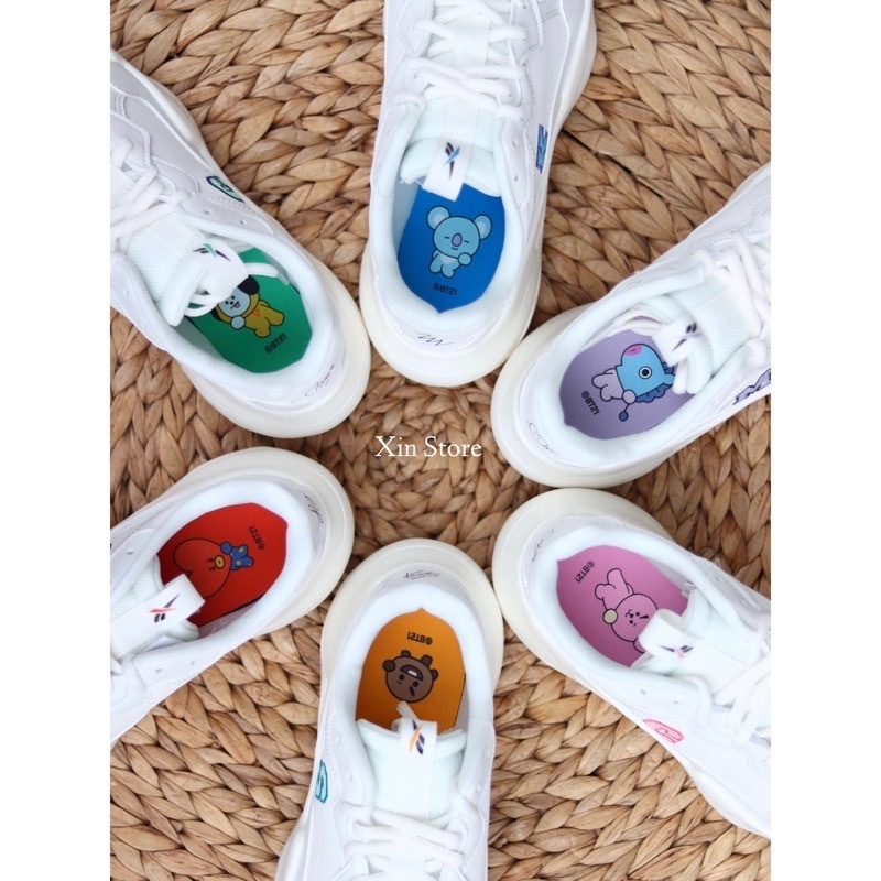 【現貨】Reebok Turbo Implus BT21 BTS 防彈少年團 聯名字母 老爹鞋 RJ橘