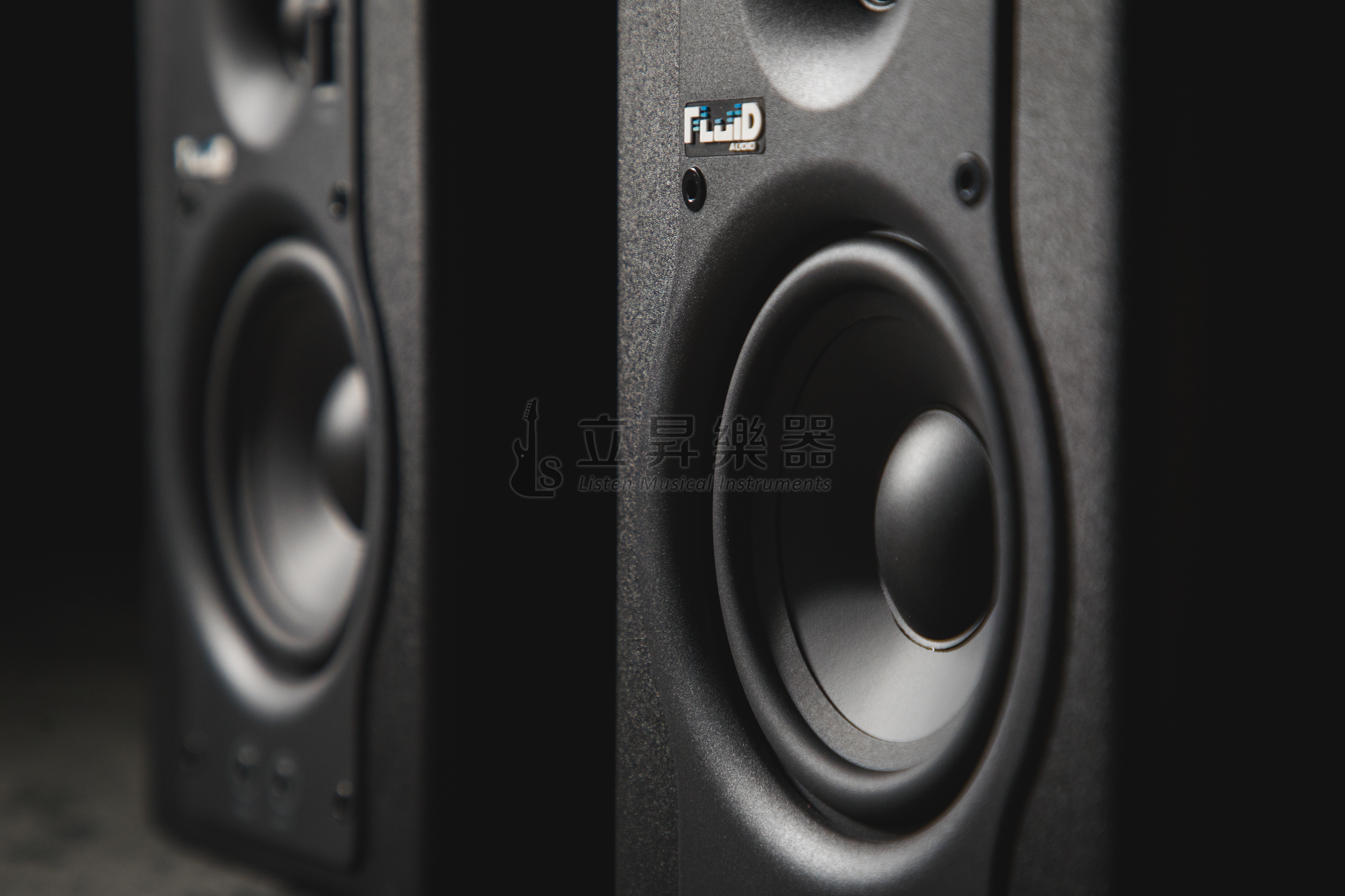 Fluid Audio Fader Series F4 主動式監聽喇叭 黑色(一對) 第 5 張圖片｜三峽錄音 / 音響