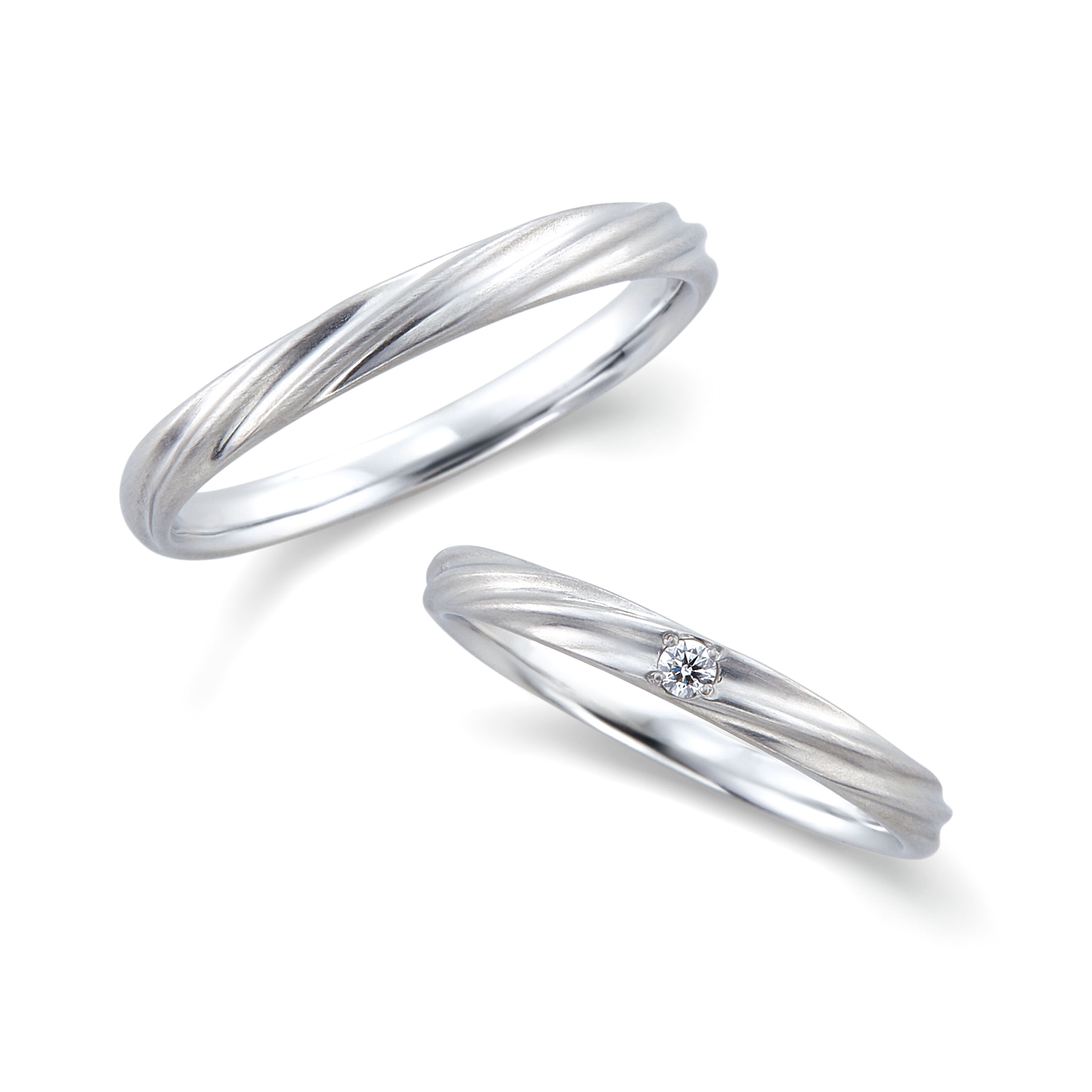 Twins cupid - With Me 鉑金 (Pt900) 結婚戒指