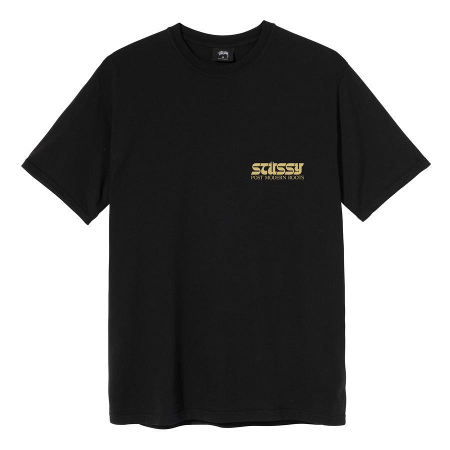 [INSTOCK] STUSSY POST MODERN ROOTS DYED TEE BLACK