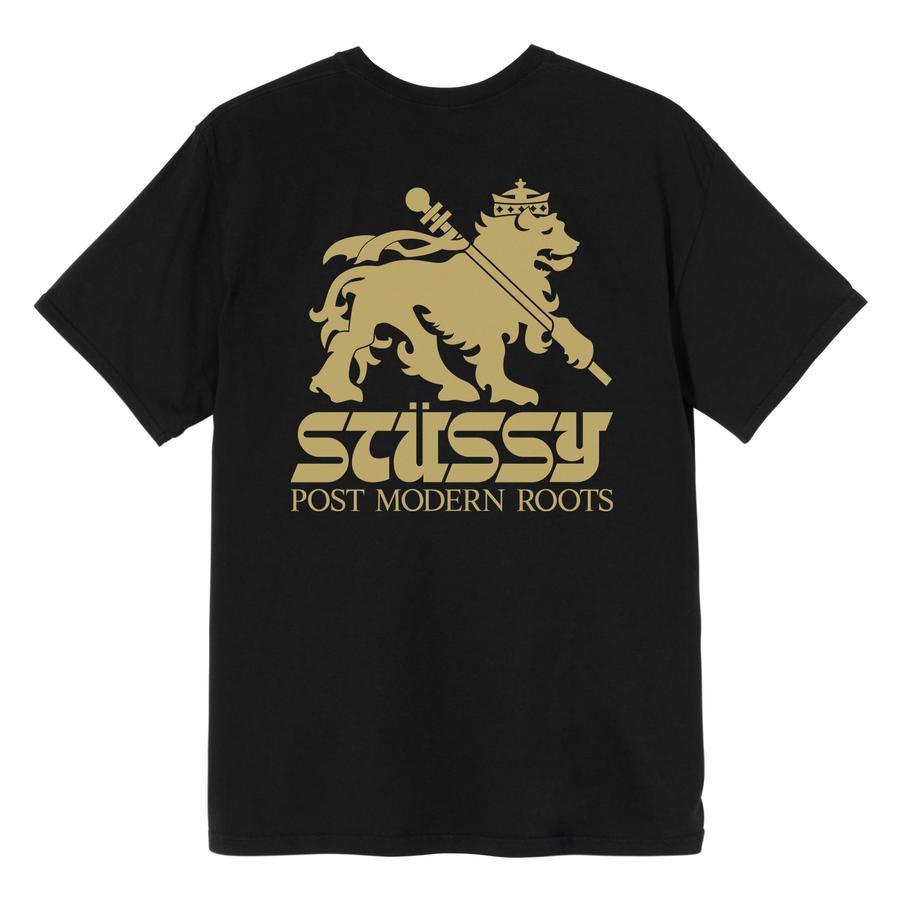 [INSTOCK] STUSSY POST MODERN ROOTS DYED TEE BLACK