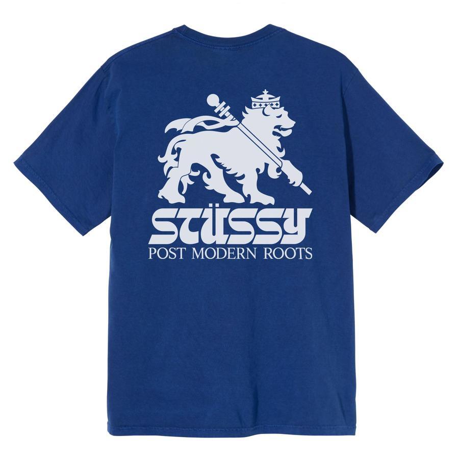 [INSTOCK] STUSSY POST MODERN ROOTS DYED TEE DARK BLUE