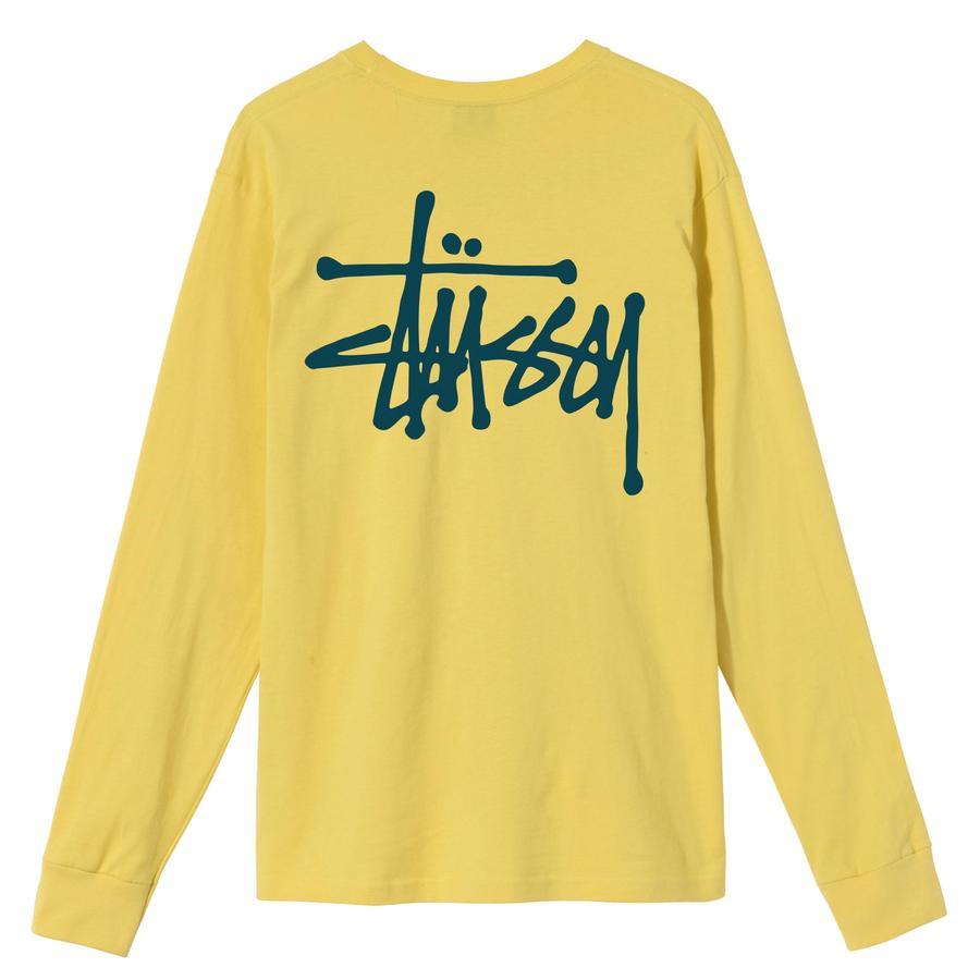 [Instock] STÜSSY BASIC STÜSSY LS TEE LEMON