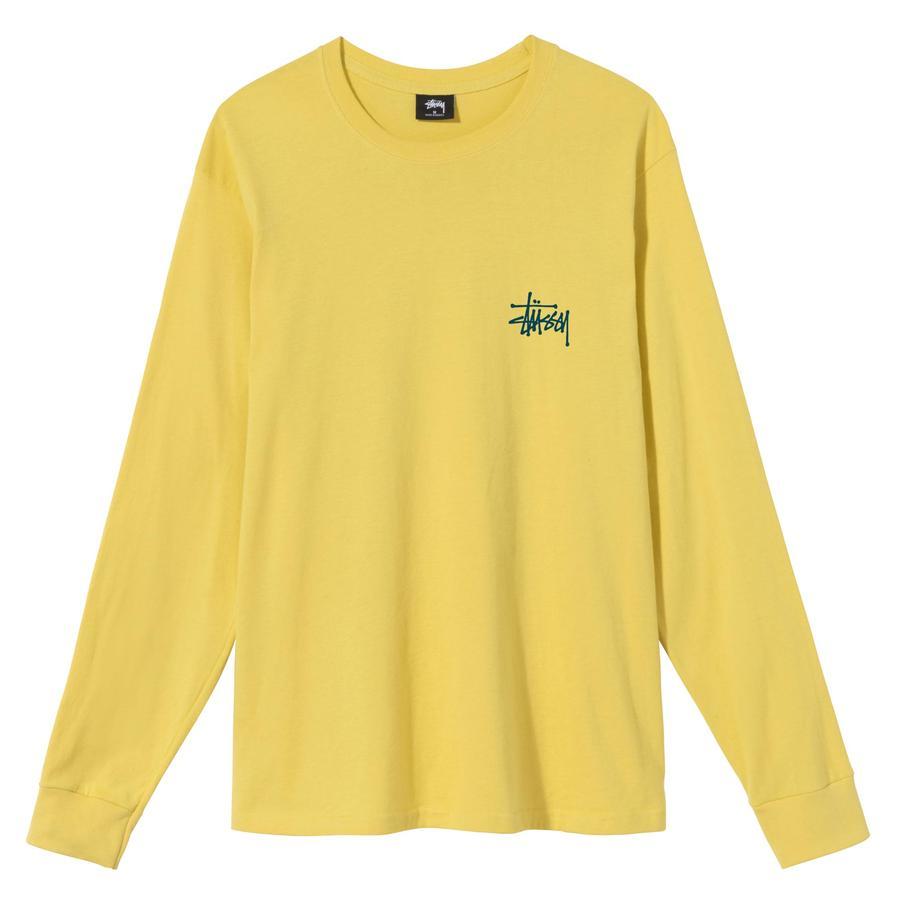 [Instock] STÜSSY BASIC STÜSSY LS TEE LEMON