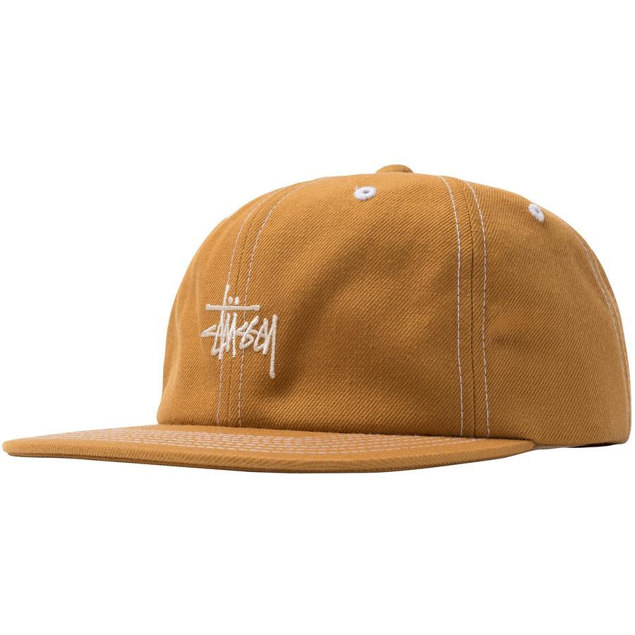 [Instock] STÜSSY CONTRAST STITCH STOCK CAP MUSTARD