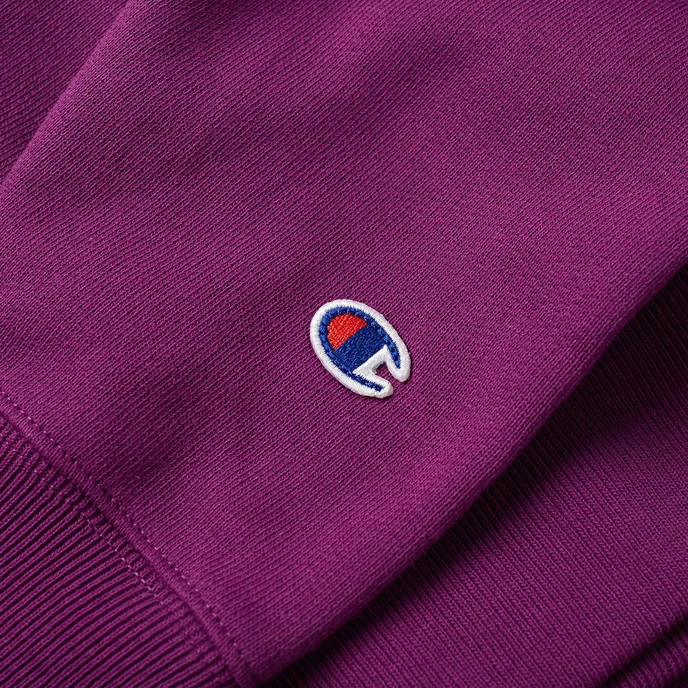 Champion EU Classic Logo RR Hoodie Purple