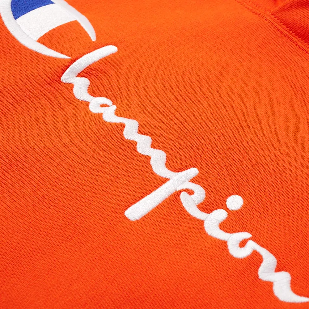 Champion EU Classic Logo RR Hoodie Orange