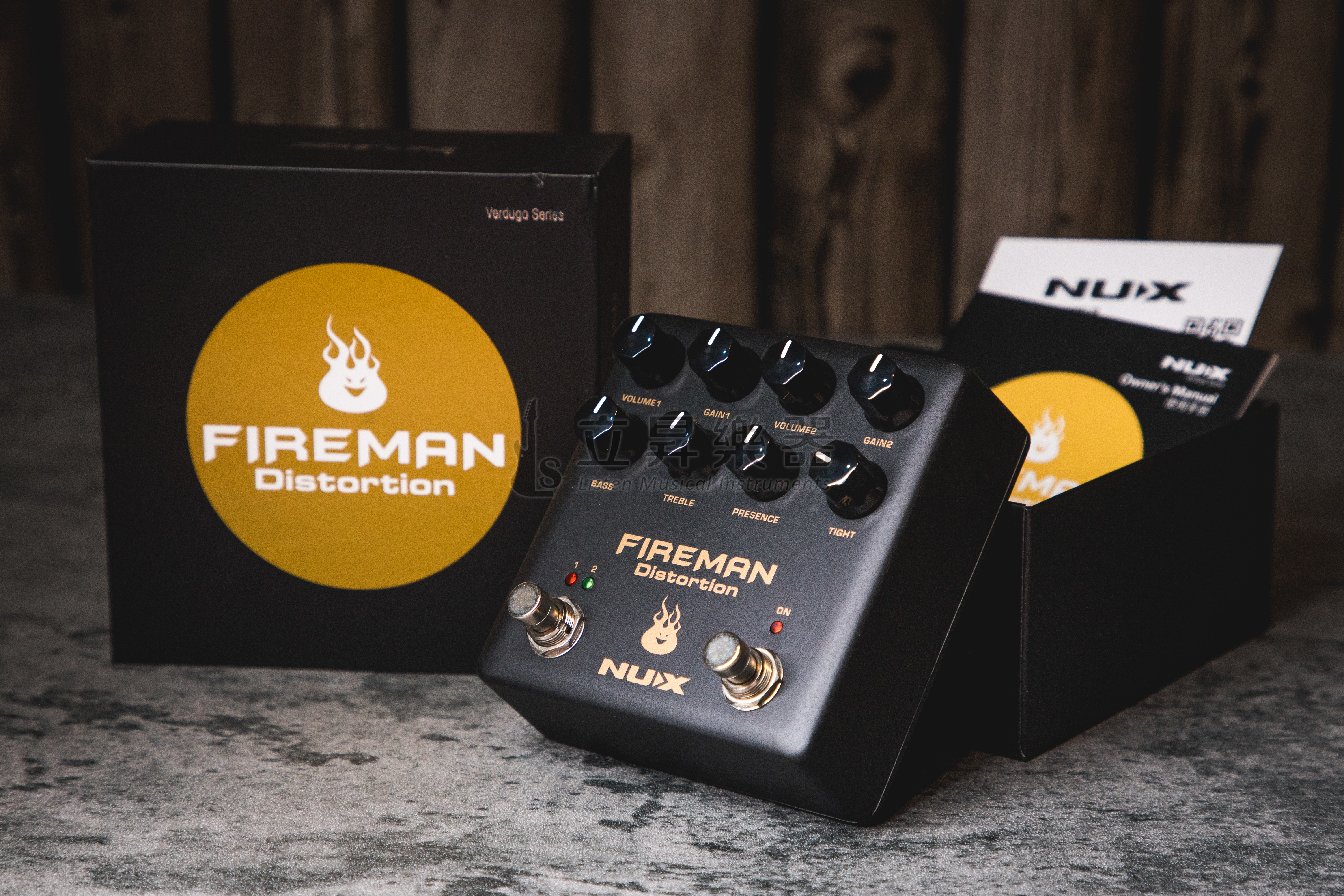 NUX NUX FIREMAN Distortion NDS-5 破音效果器 (購買即搭贈 Prefox 捲弦器) 第 3 張圖片｜三峽效果器