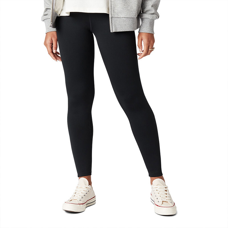 Converse Mountain Club Warmth 女款 黑色 彈性 緊身褲 10020320-A01
