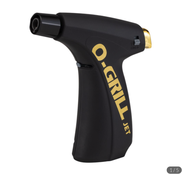 【O-GRILL】輕便防風瓦斯噴槍-黑色 GJ-360 GC14