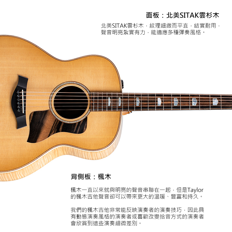 Taylor 618e 木吉他 TLGF-618-E