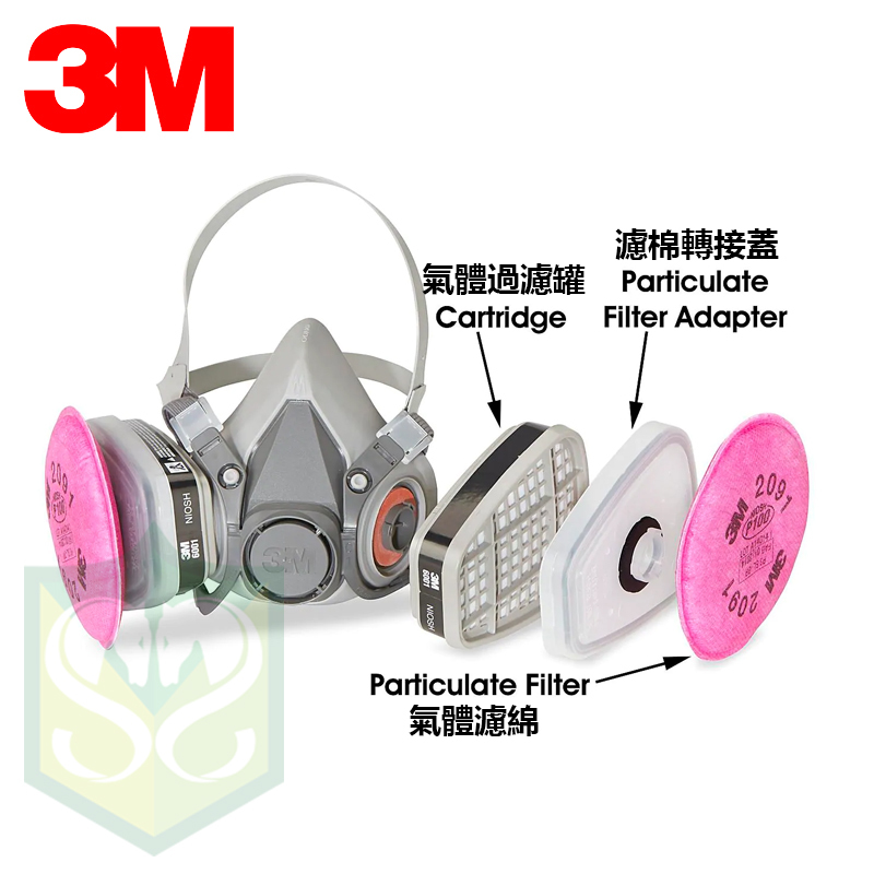 3M™ 502 Particulate Filter Adapter for Respirators