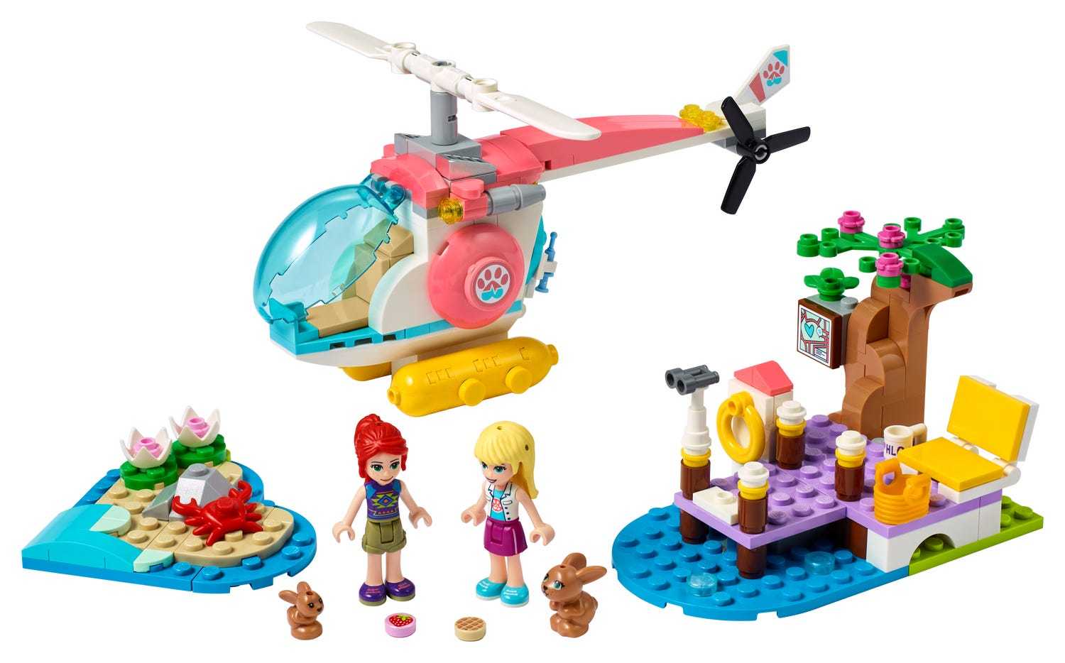 LEGO Friends 41692 : Vet Clinic Rescue Helicopter