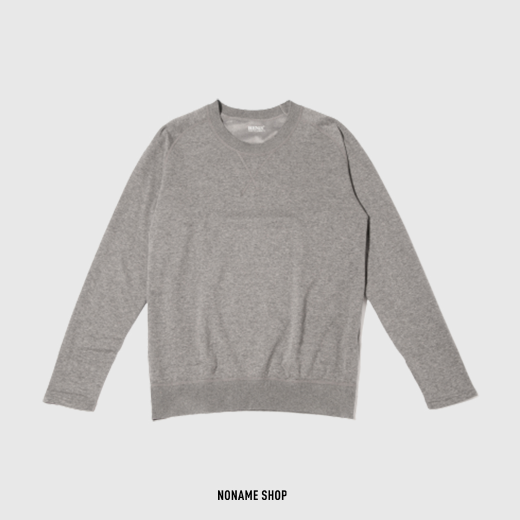 HENIS 速暖絨 發熱衣 圓領 保暖 保暖衣 發熱衣 刷毛 長袖 長T 淺灰