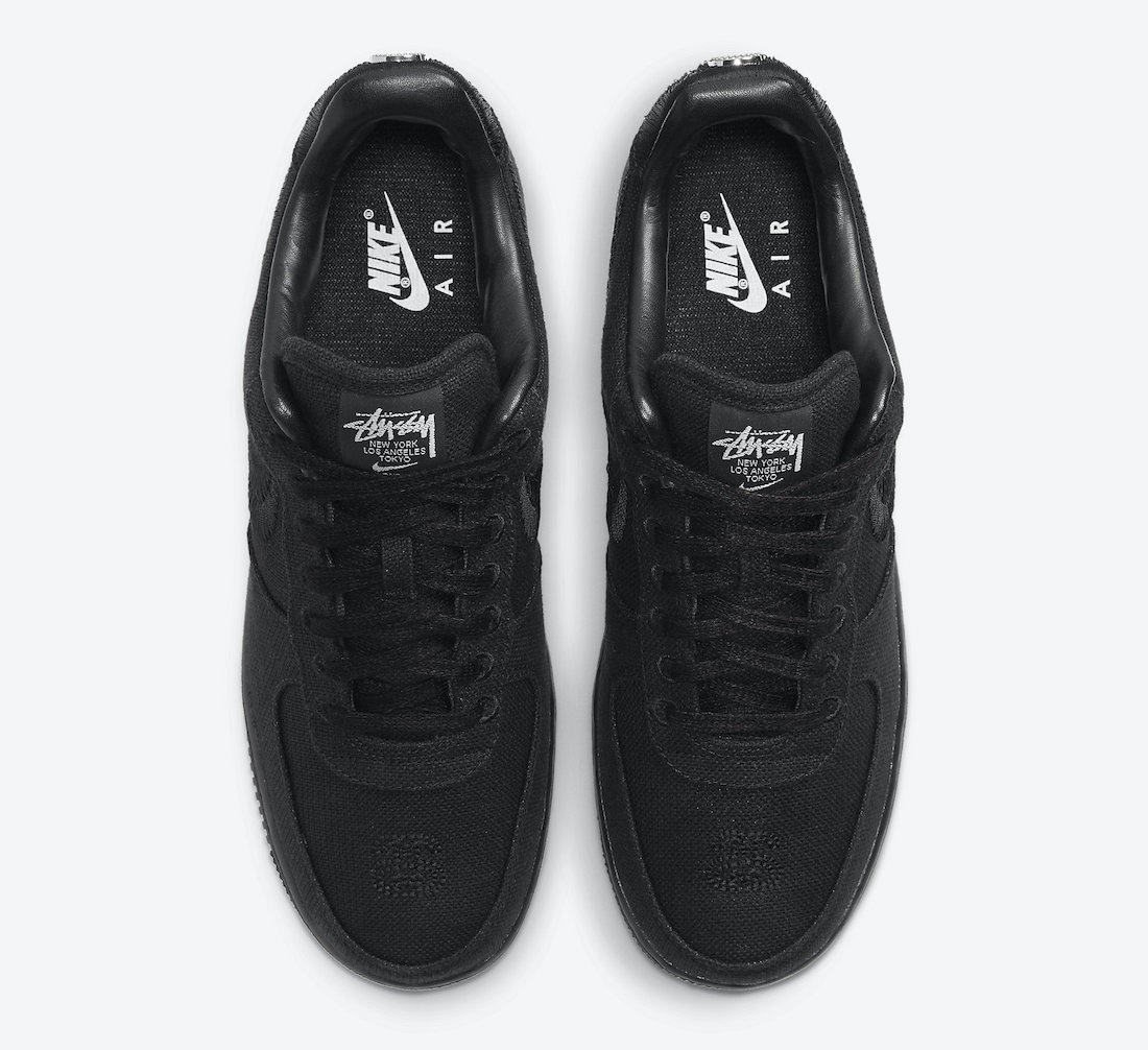 Stüssy x Nike Air Force 1 Low '' Black '' 全黑聯名款男女款CZ