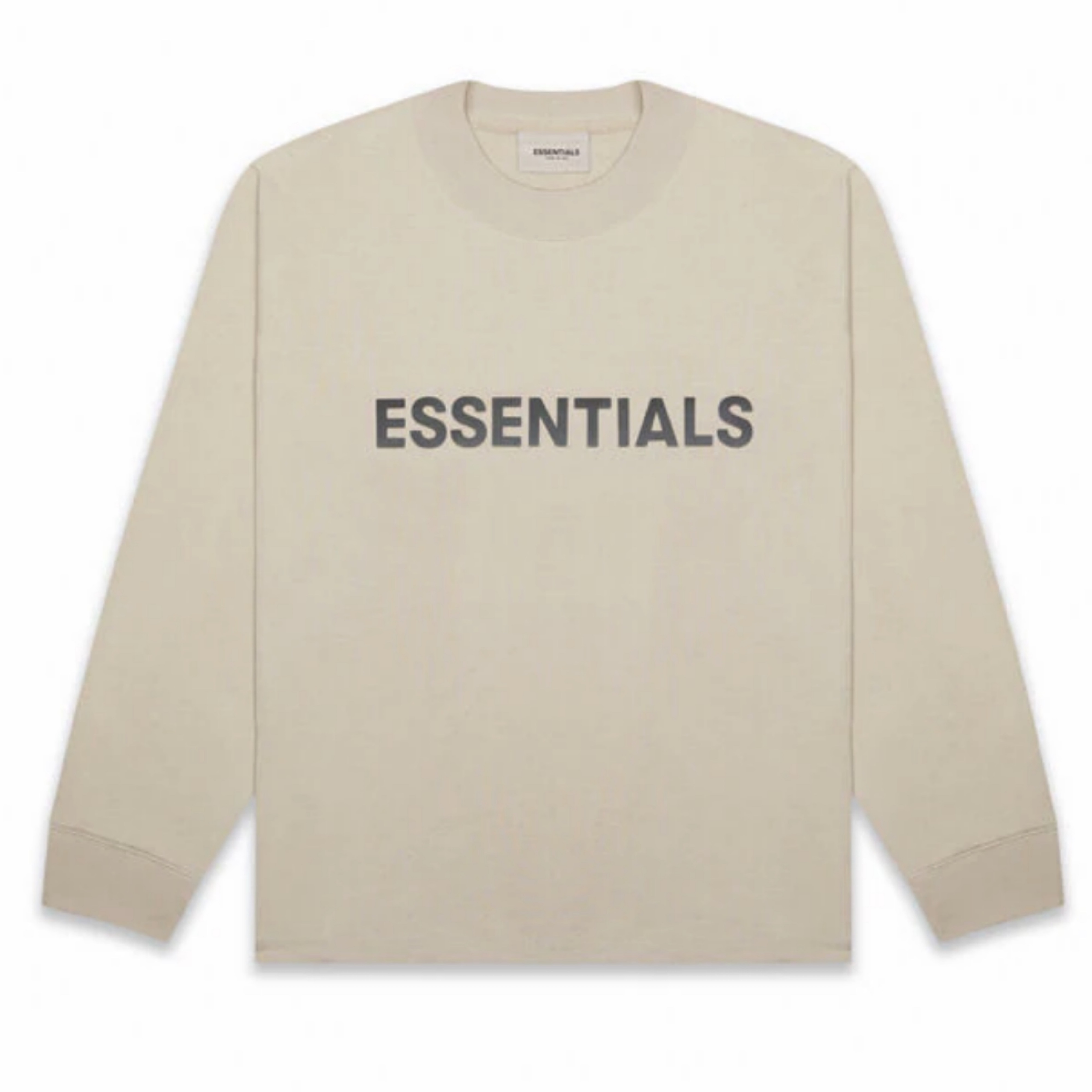 Fear of God Essentials Silicon Applique L/S Tee (Olive)