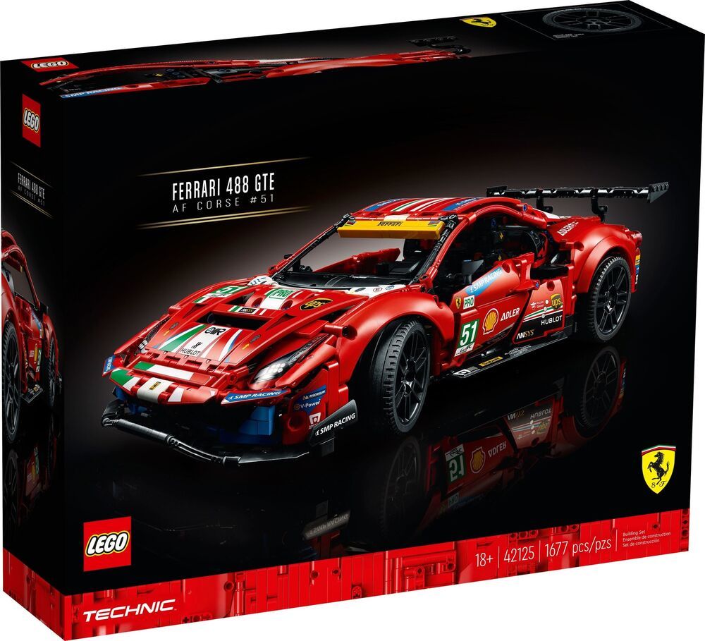 Lego ferrari 488 gte