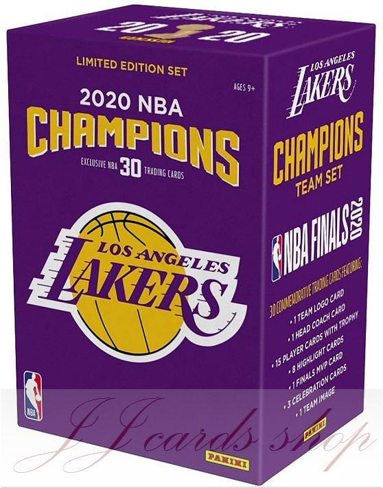 2020 Panini NBA Champions Los Angeles LAKERS 洛杉磯湖人總冠軍