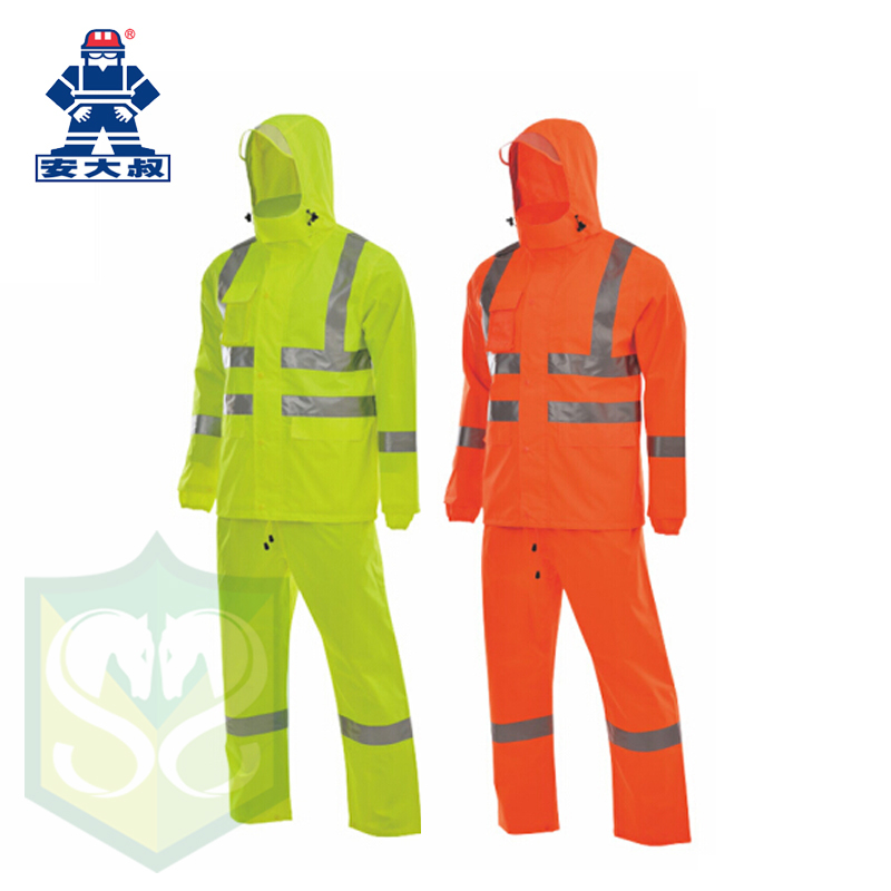 UNCLE-AN 80601 / 80602 Rain Suit (Green / Orange)
