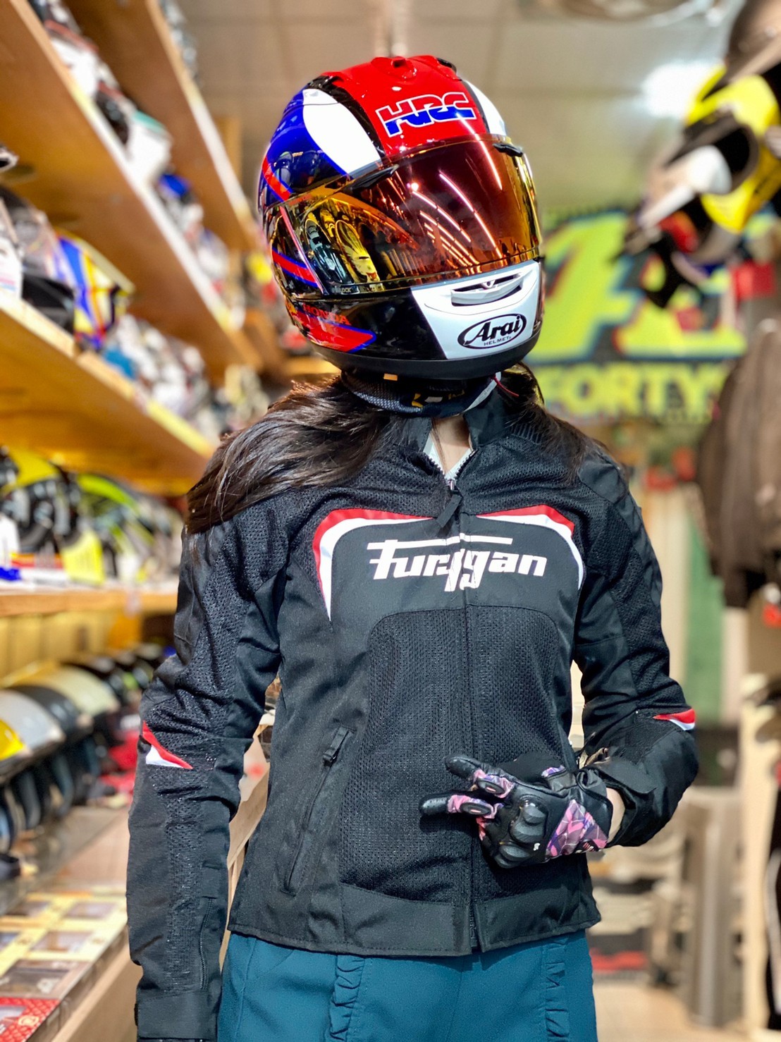 FURYGAN CYANE VENTED 女版 黑白 夏季防摔衣