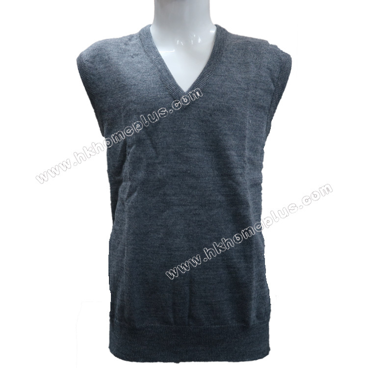 TE: 童裝純羊毛套頭背心 (6-14碼)