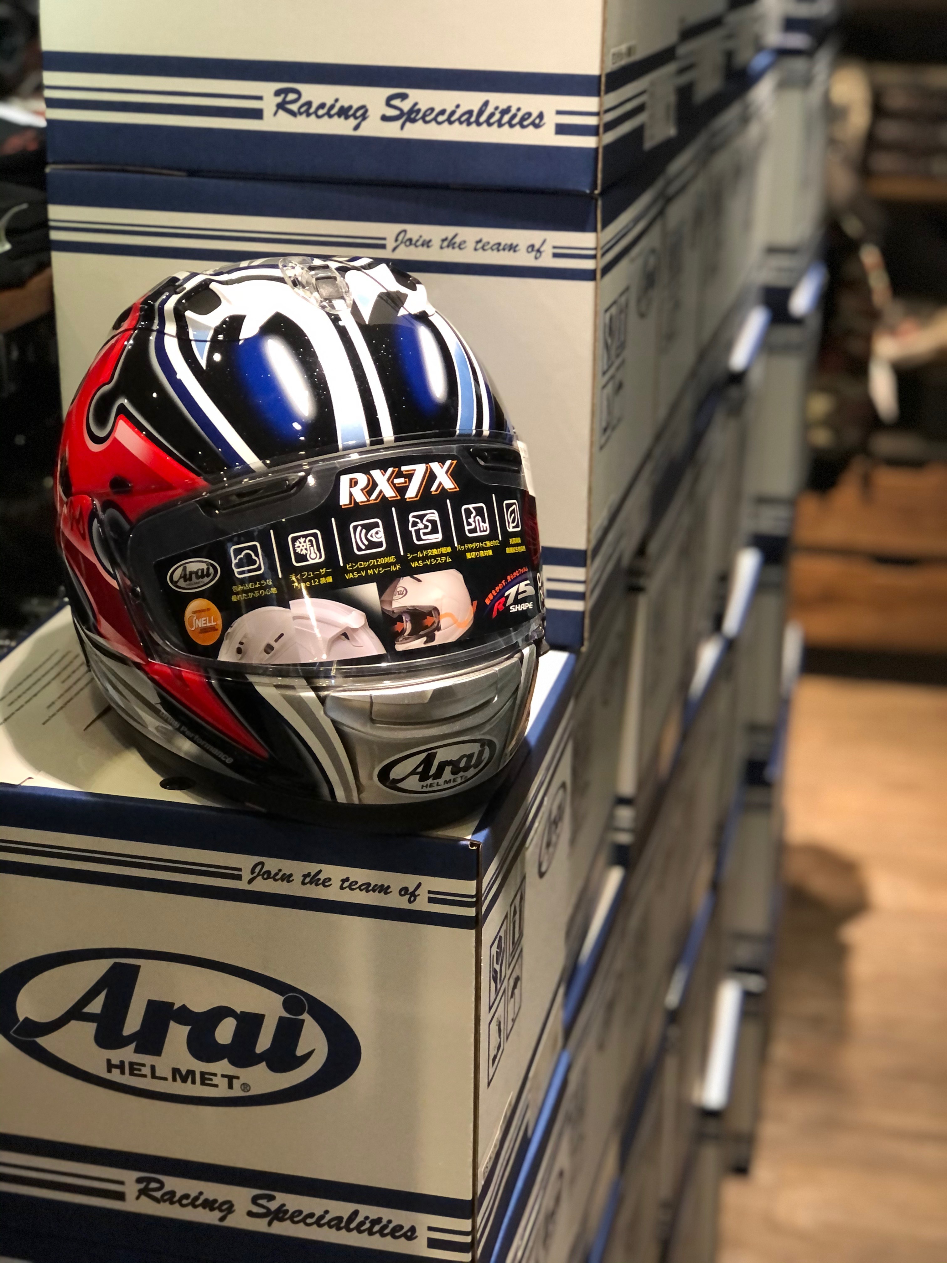 56DESIGN RX-7X銀手裏劍 ARAI聯名彩繪安全帽