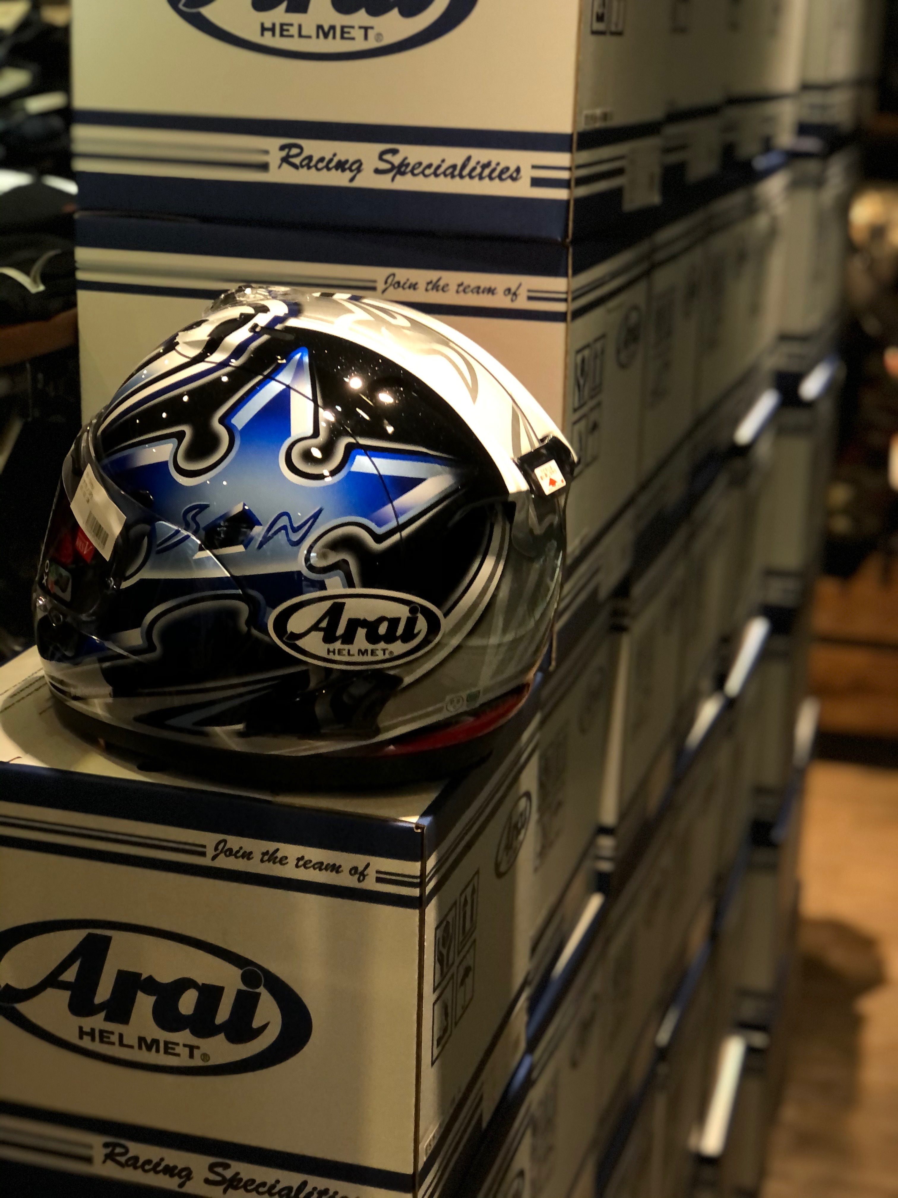 56DESIGN RX-7X銀手裏劍 ARAI聯名彩繪安全帽