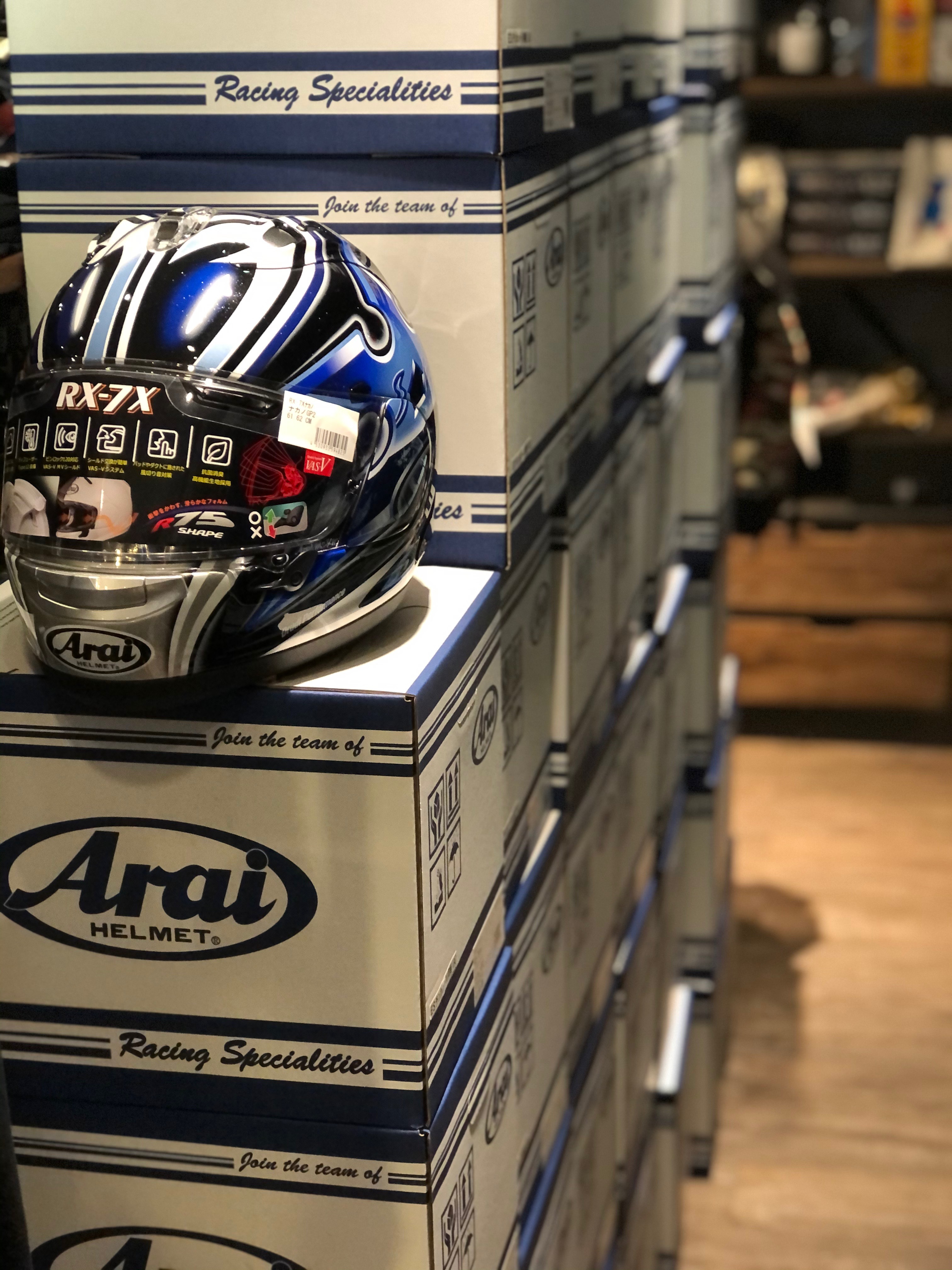 56DESIGN RX-7X銀手裏劍 ARAI聯名彩繪安全帽