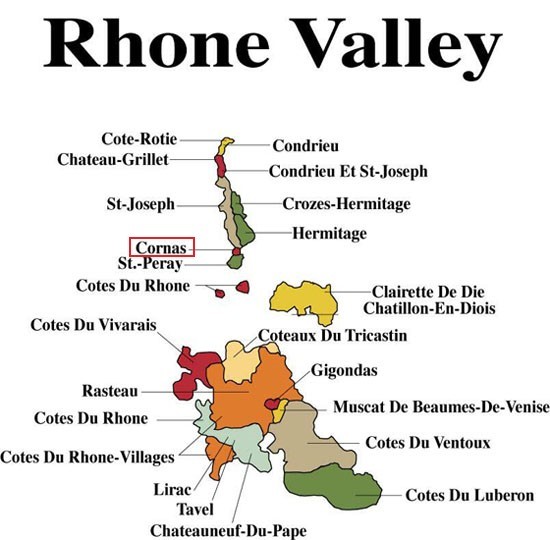 科爾納斯,Cornas,Rhone Valley,羅訥河谷,波爾多,Bordeaux,西拉,Syrah