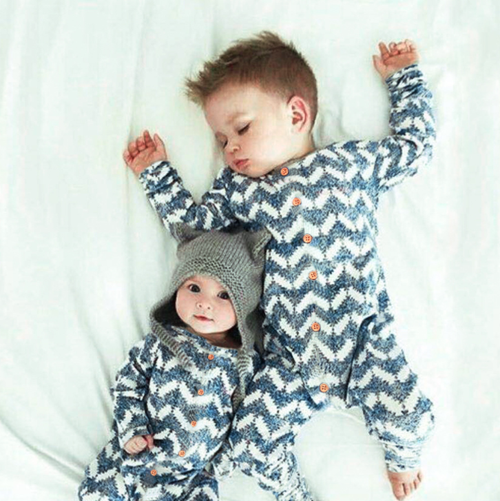 波紋針織連身衣