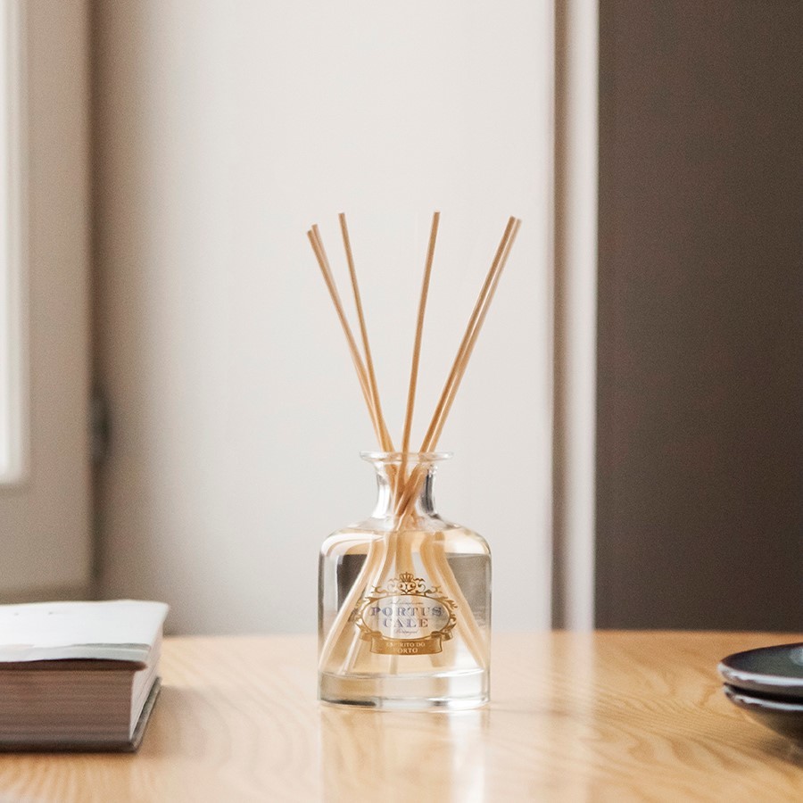 Castelbel Portus Cale 節日藍金藤條無火香薰座 (透明)