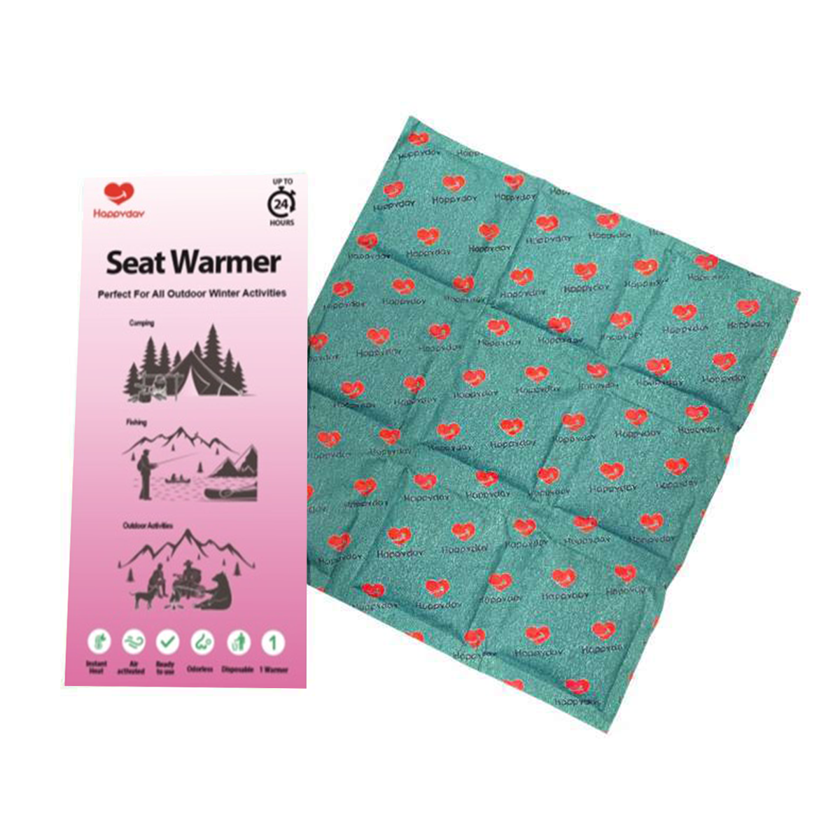 【Happyday】韓國暖笠笠露營發熱坐墊 冬天保暖 女性恩物 24hr