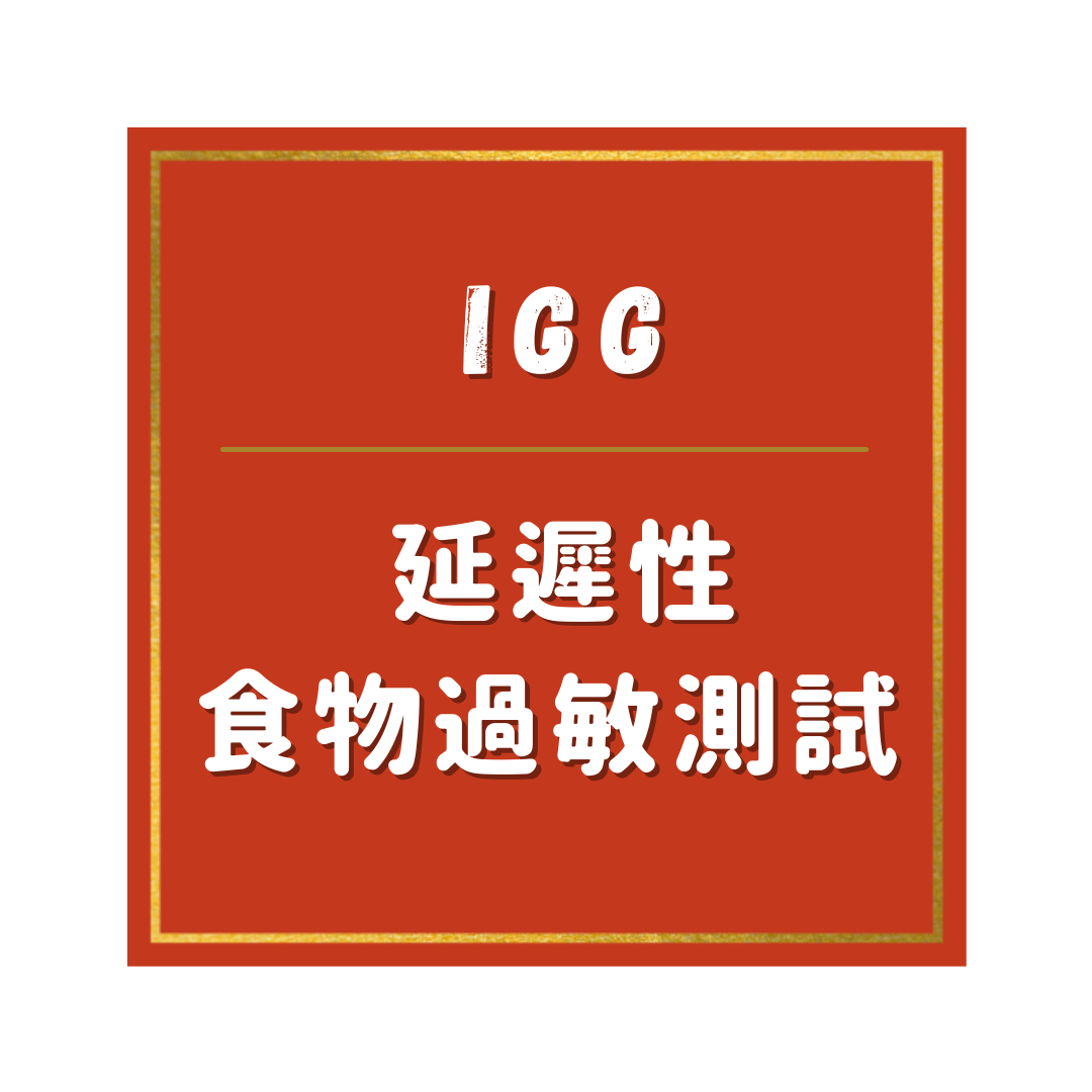IGG 延遲性食物過敏測試