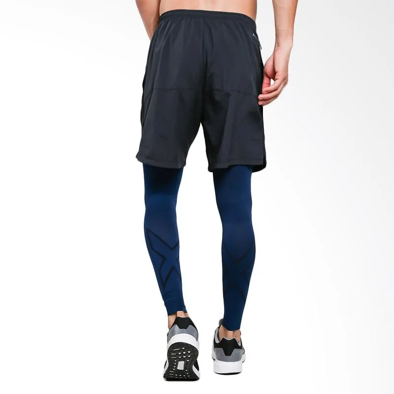 2XU leg sleeve dark blue
