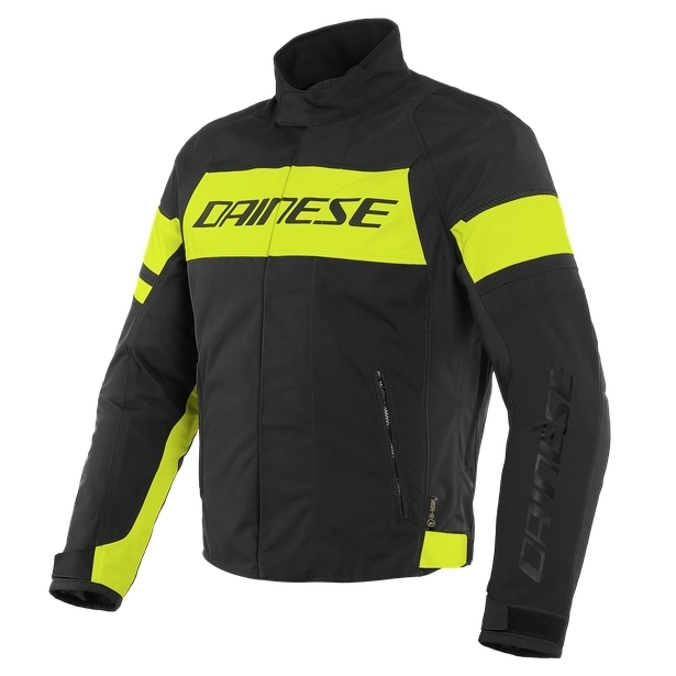 DAINESE SAETTA D-DRY JACKET BLACK/FLUO-YELLOW/BLACK 黑螢光黃黑 防水 四季防摔衣