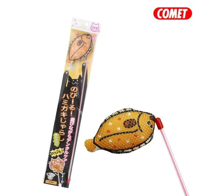 日本製造 貓壹 Necoichi 潔齒逗貓棒 - 比目魚 (含木天蓼)