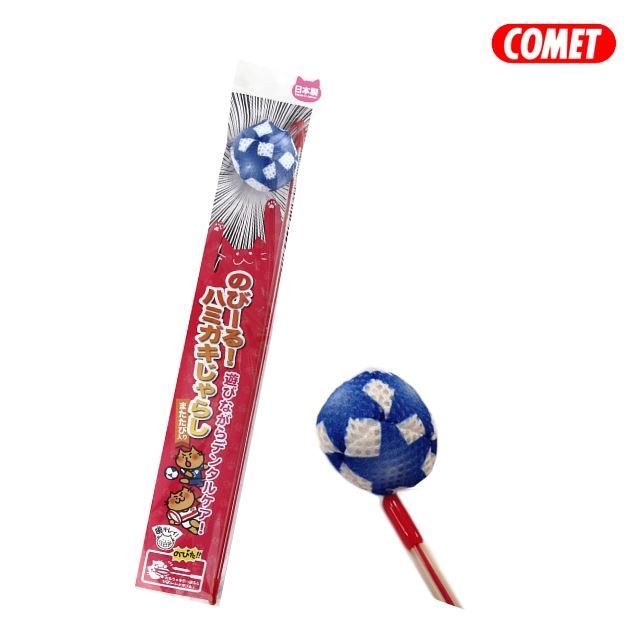 日本製造 貓壹 Necoichi 潔齒逗貓棒 - 足球 (含木天蓼)