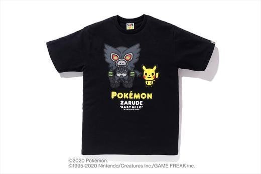 A BATHING APE ZARUDE & PIKACHU TEE 皮卡丘 寶可夢 噴火龍 短T 現貨