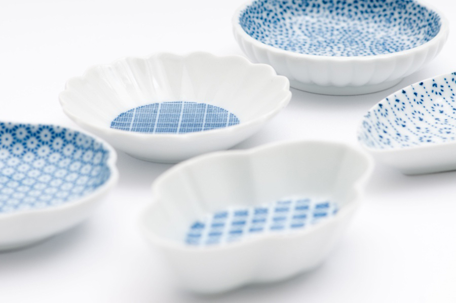 東屋-印判豆皿/木瓜