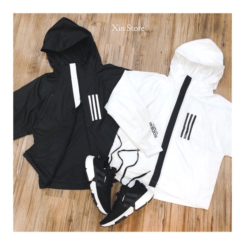 【現貨】Adidas WND Jacket 防風 防水 連帽外套 風衣夾克
