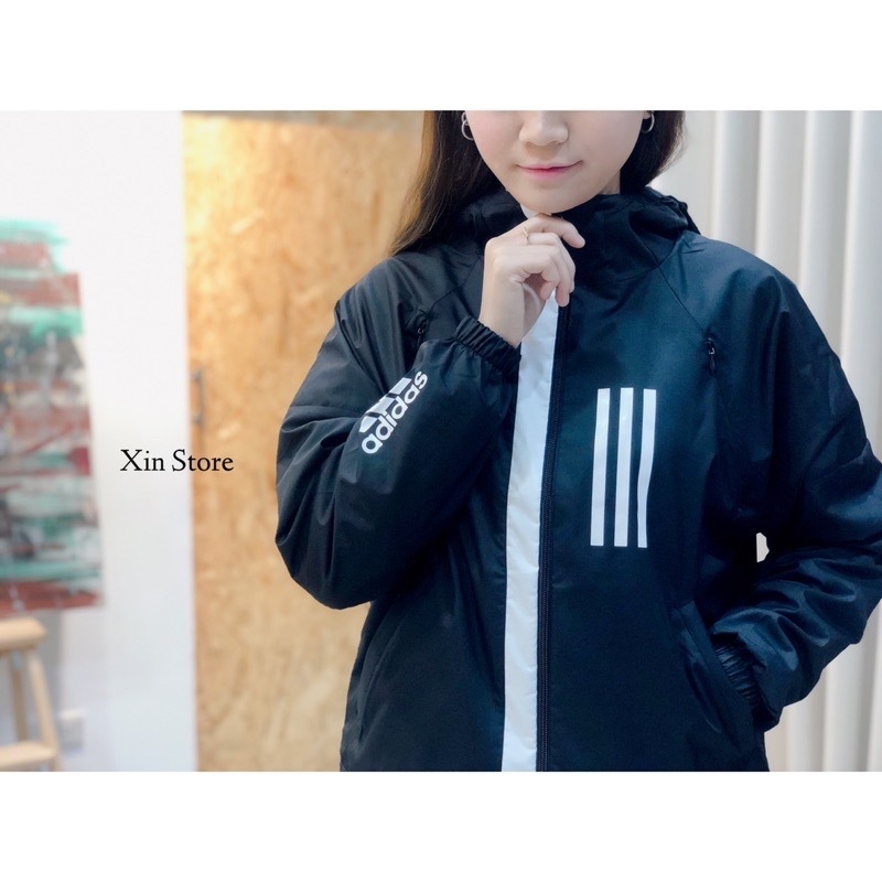 【現貨】Adidas WND Jacket 防風 防水 連帽外套 風衣夾克