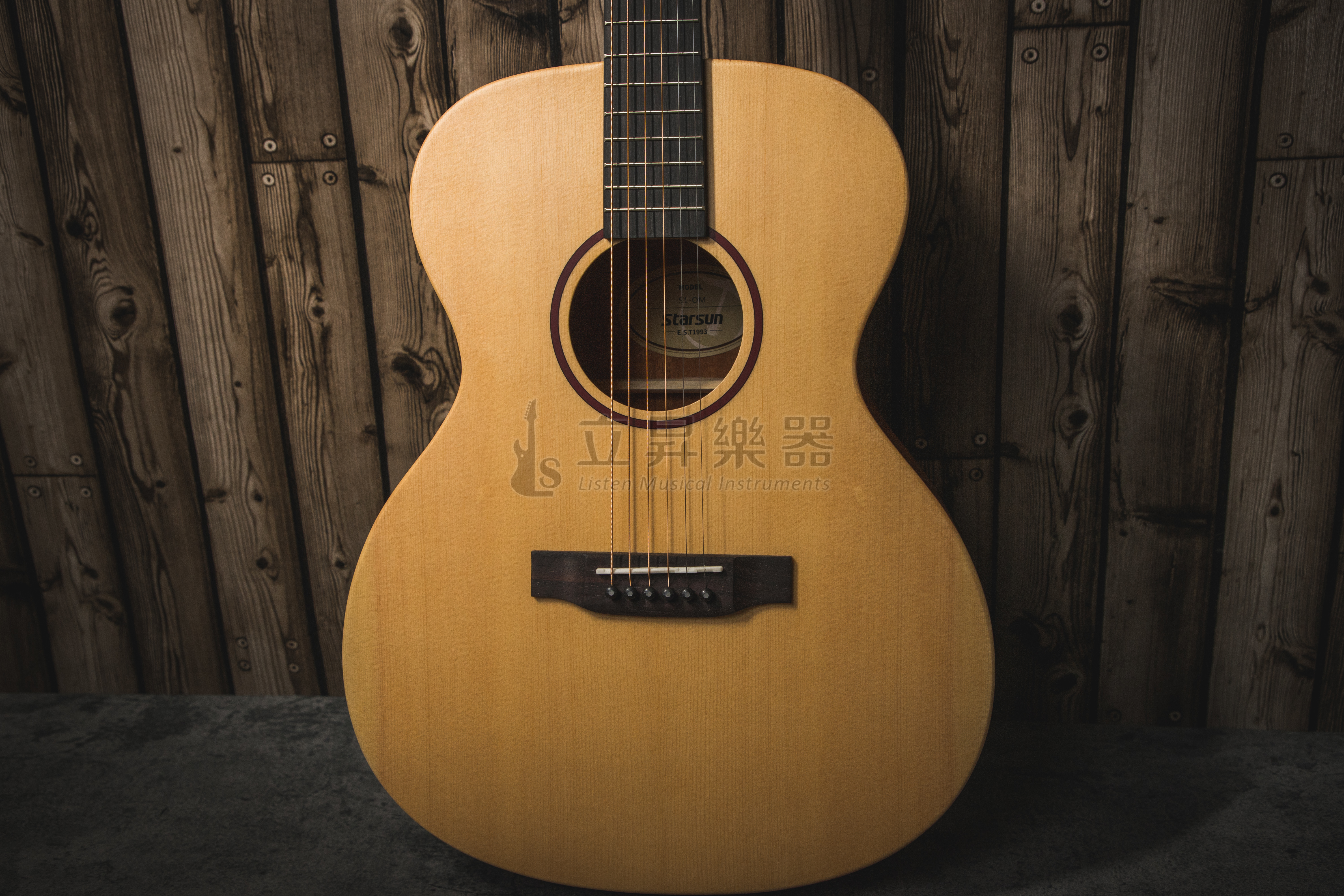 STARSUN S1-OM 木吉他 雲杉面單 含原廠15mm厚袋
