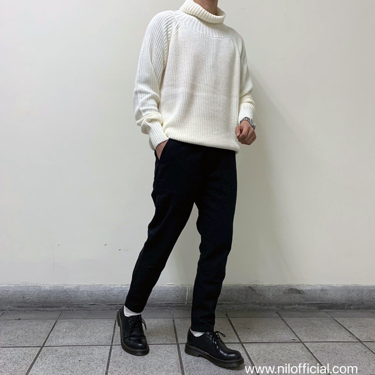 秋冬爆款 韓國高領針織毛衣 高領毛衣 四色