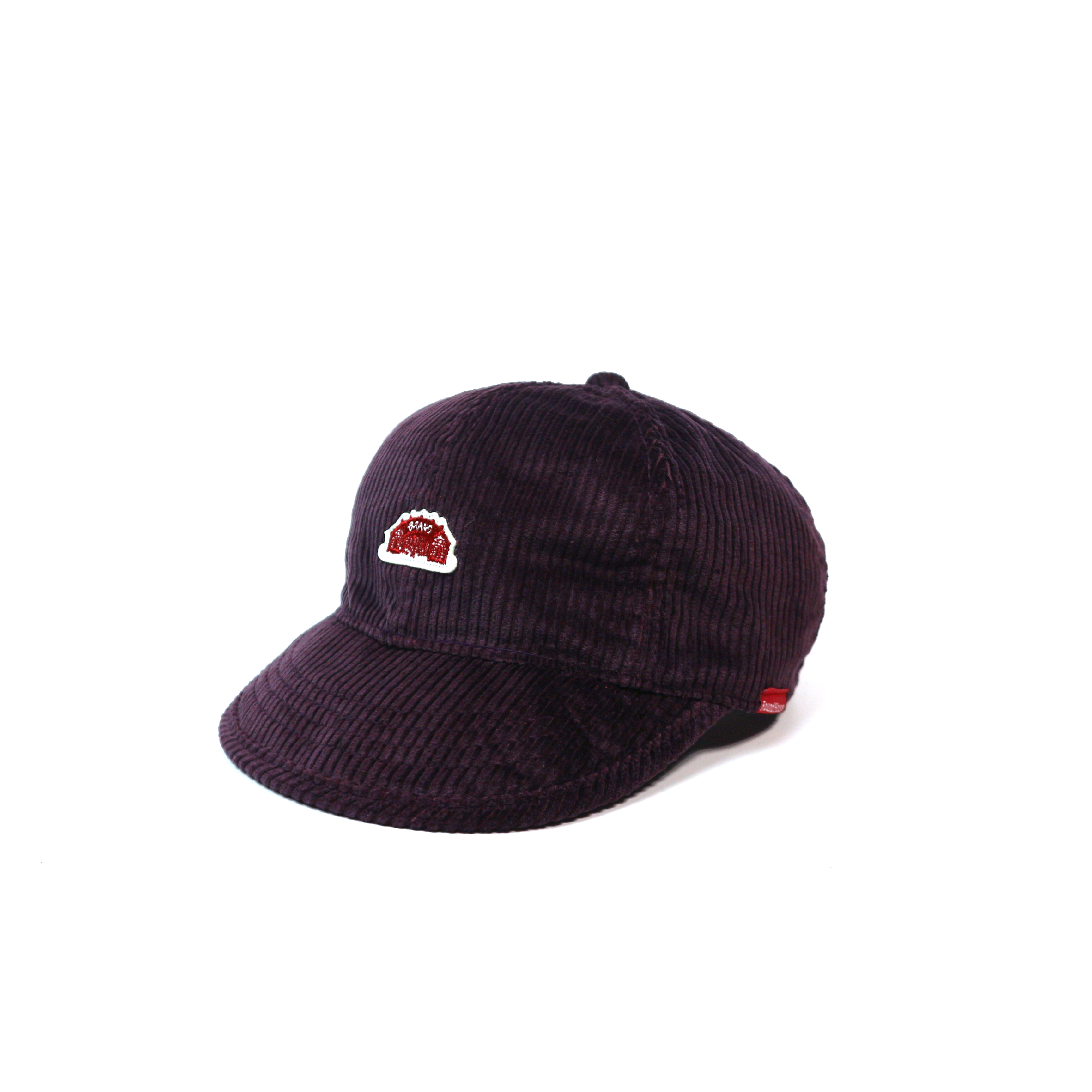 Round House Corduroy Workers Cycling Cap﹝Purple﹞